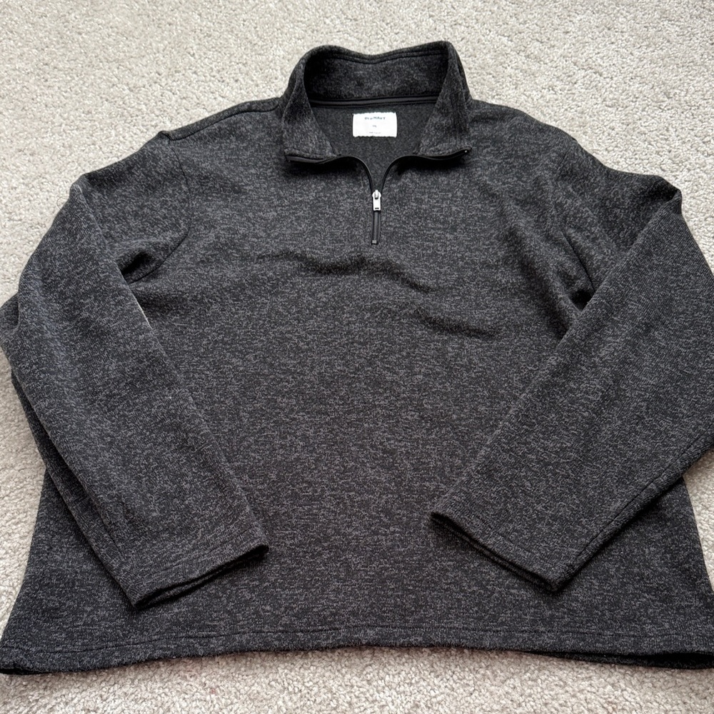 Old Navy Men's Dark Gray Zip-Up Sweater